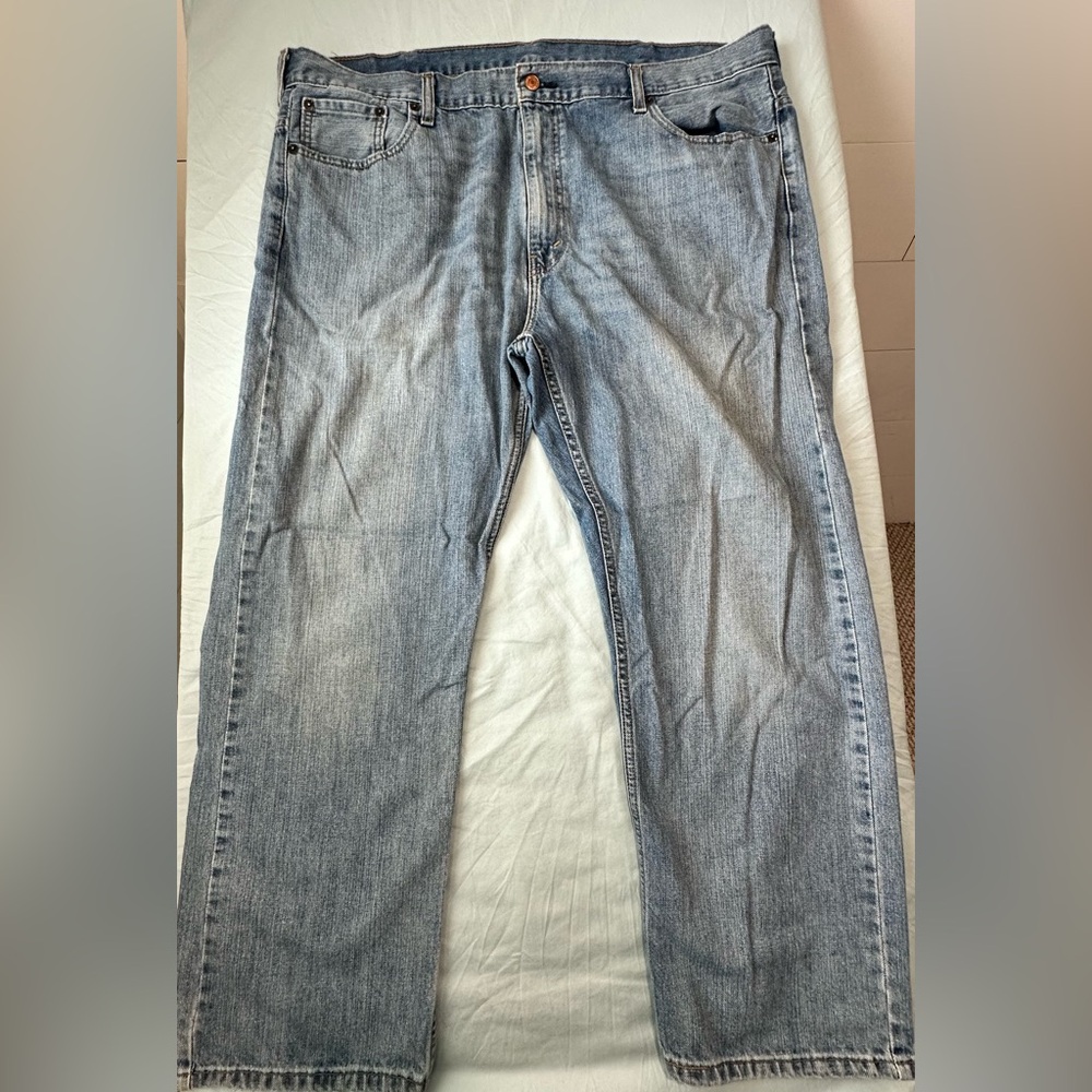 Levi’s 569 Loose Straight Jeans Men’s 42x30 Light Wash Baggy